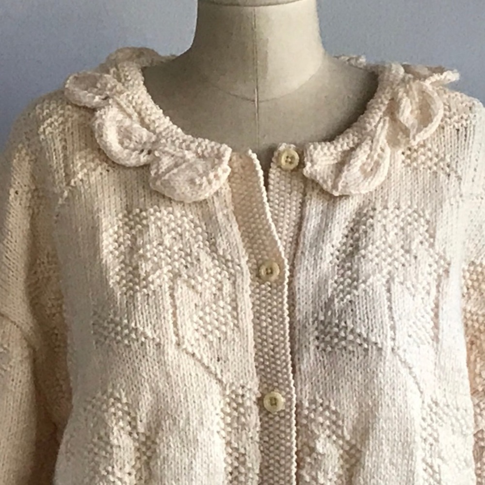 Vintage sweet textured cardigan - Picture 11 of 13